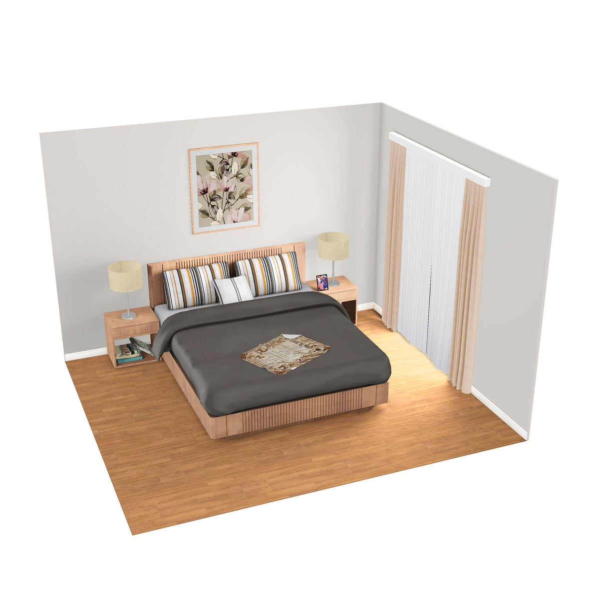 Psalm 23 Single-Layer Fleece Blanket