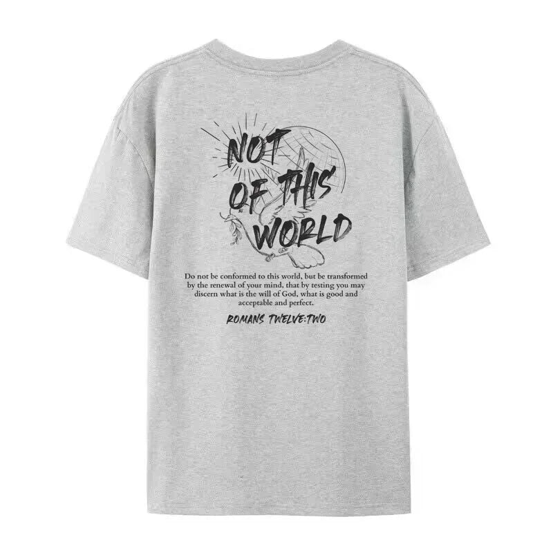 Christian Faith Back-Print Cotton T-Shirt