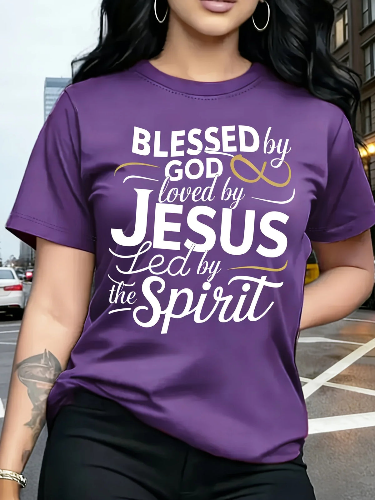 Blessed by God, Loved by Jesus T-Shirt