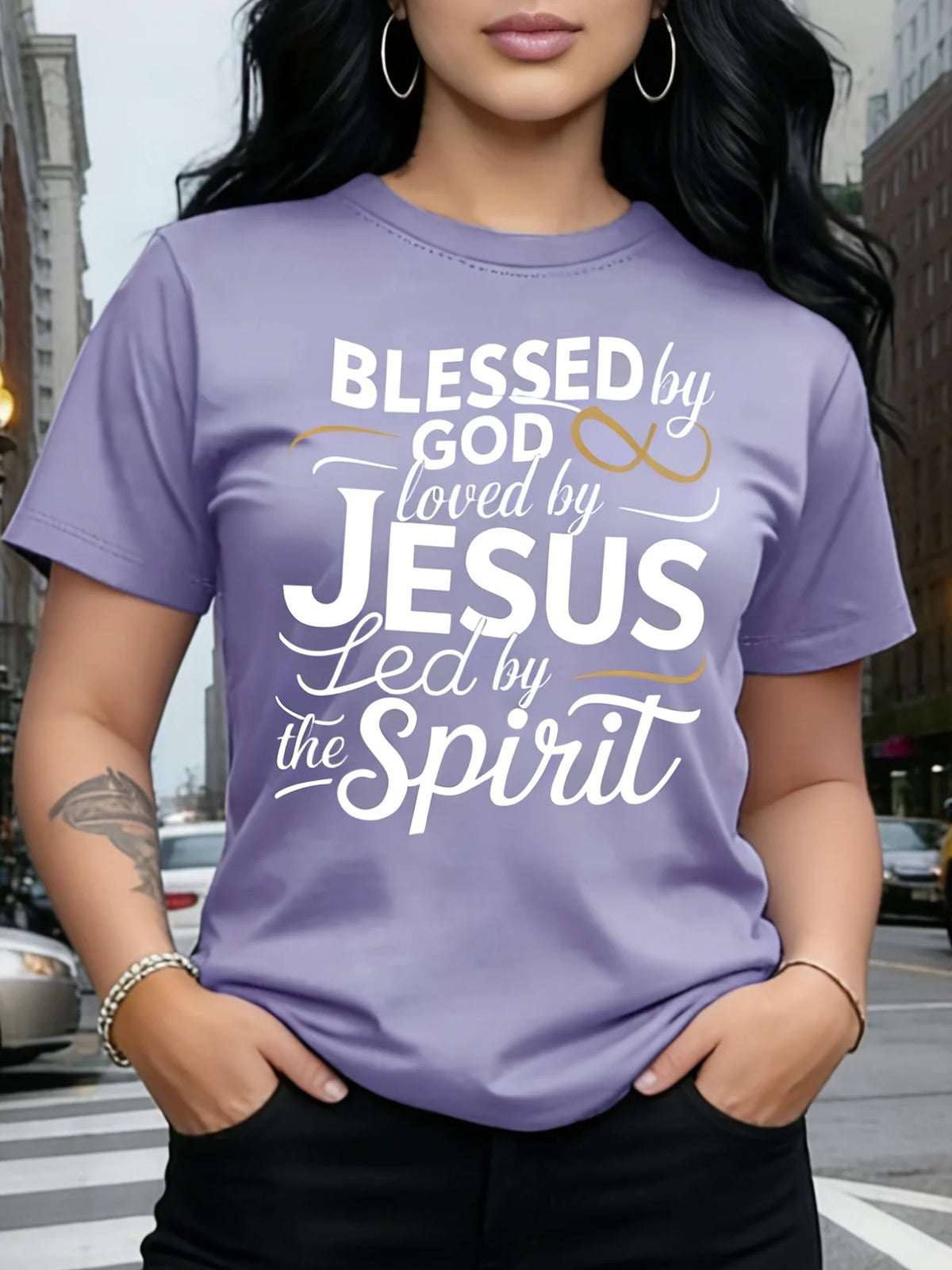 Blessed by God, Loved by Jesus T-Shirt