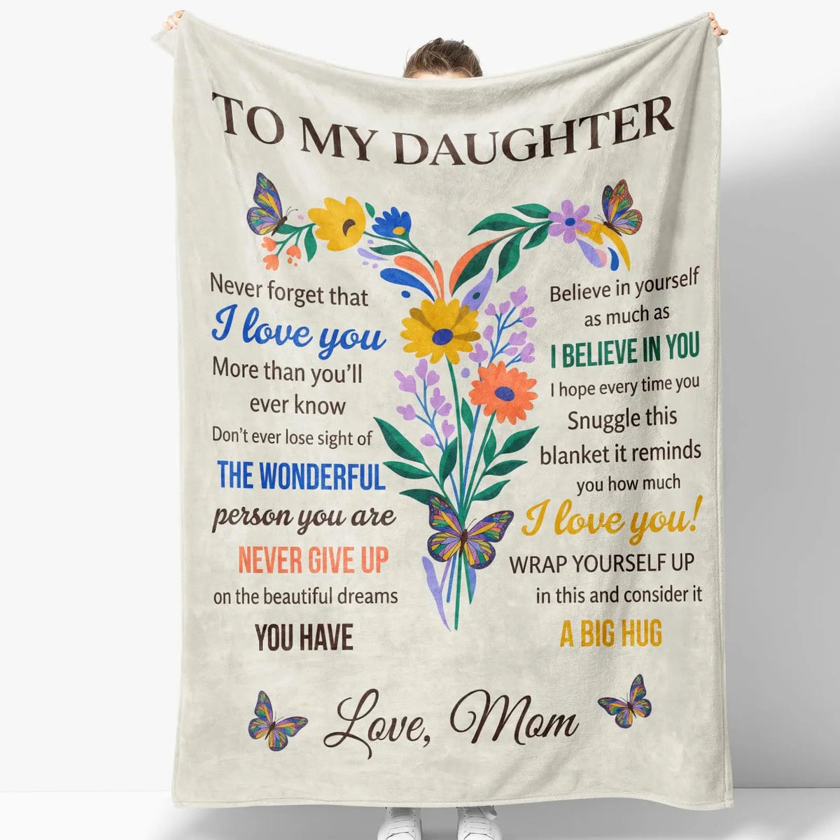 Christian Floral Throw Blanket, Birthday Religious Gifts for Women Friendship, Inspirational Scripture Faith Gift for Friend