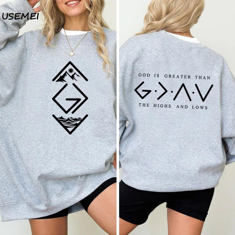 God Is Greater Loose-Fit Sweatshirt