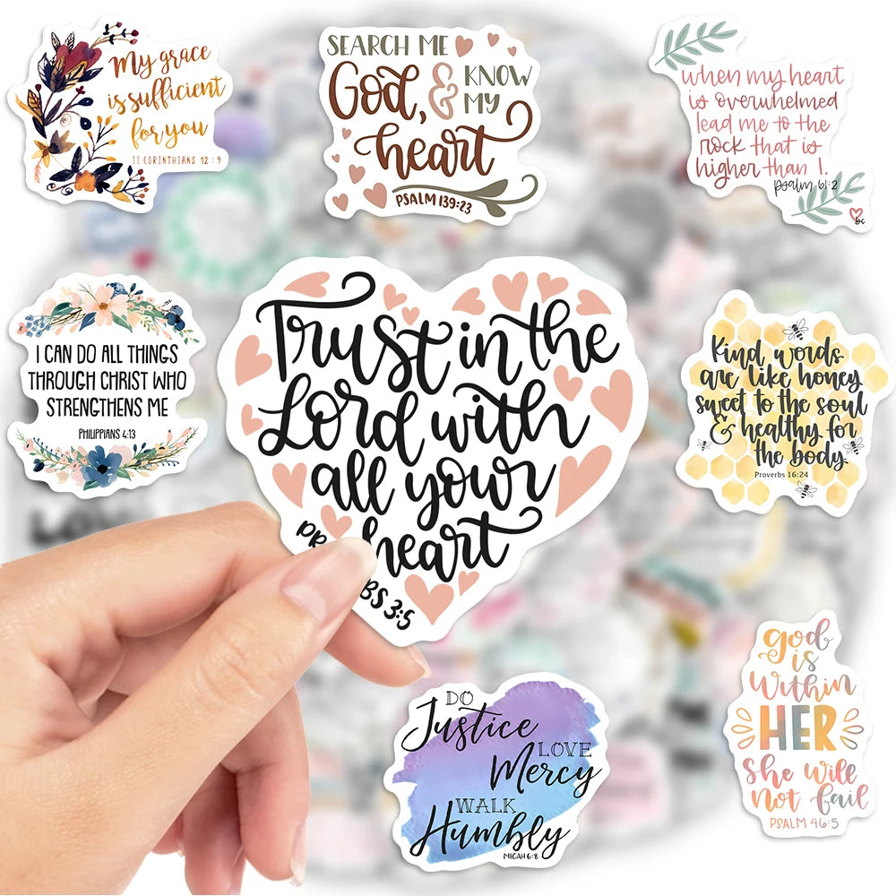 Bible Verse Vinyl Sticker Set