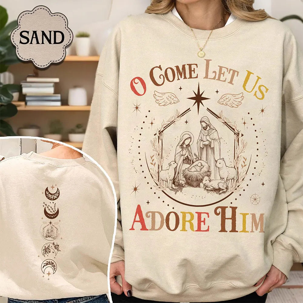 O Holy Night Nativity Sweatshirt