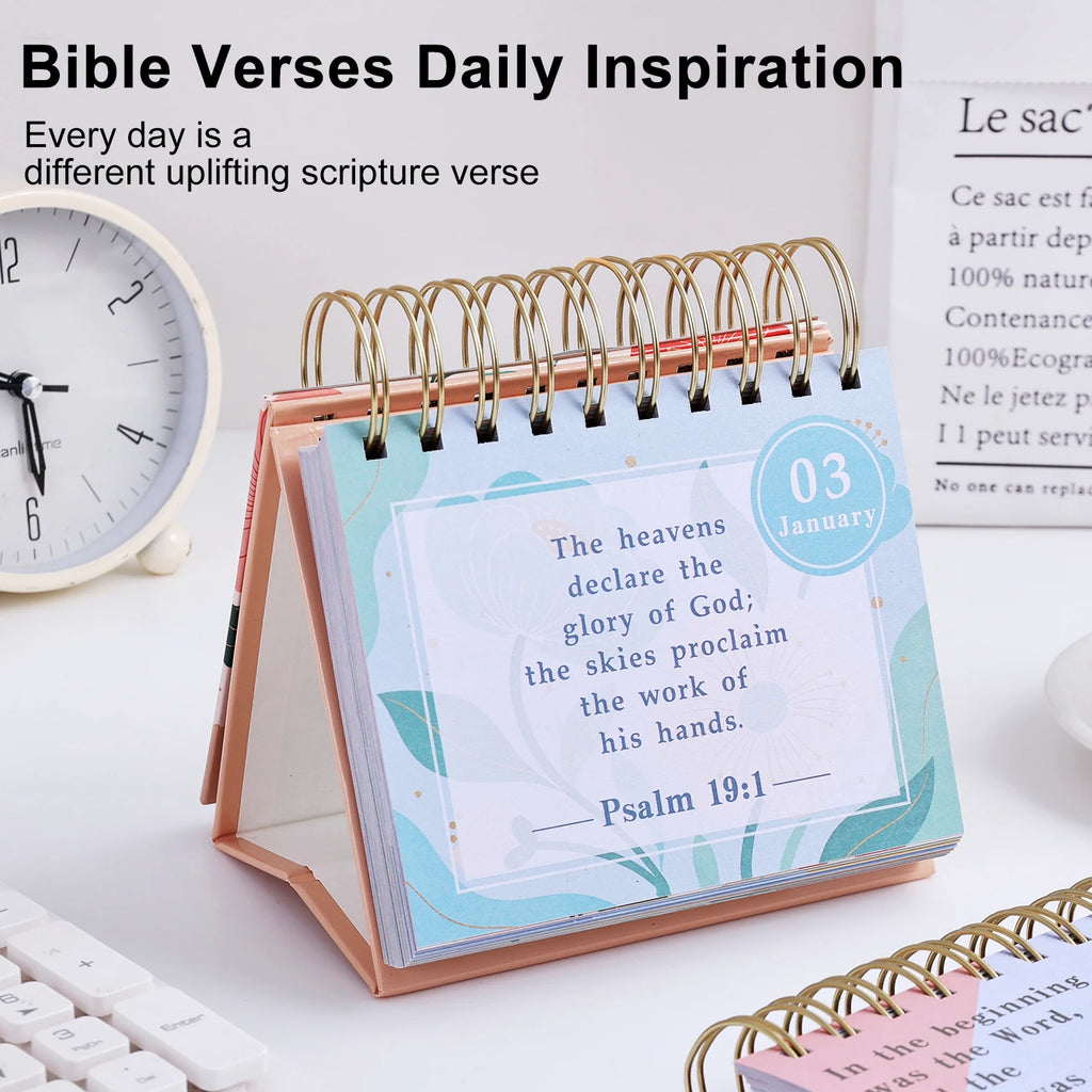 Floral 365-Day Bible Verse Calendar