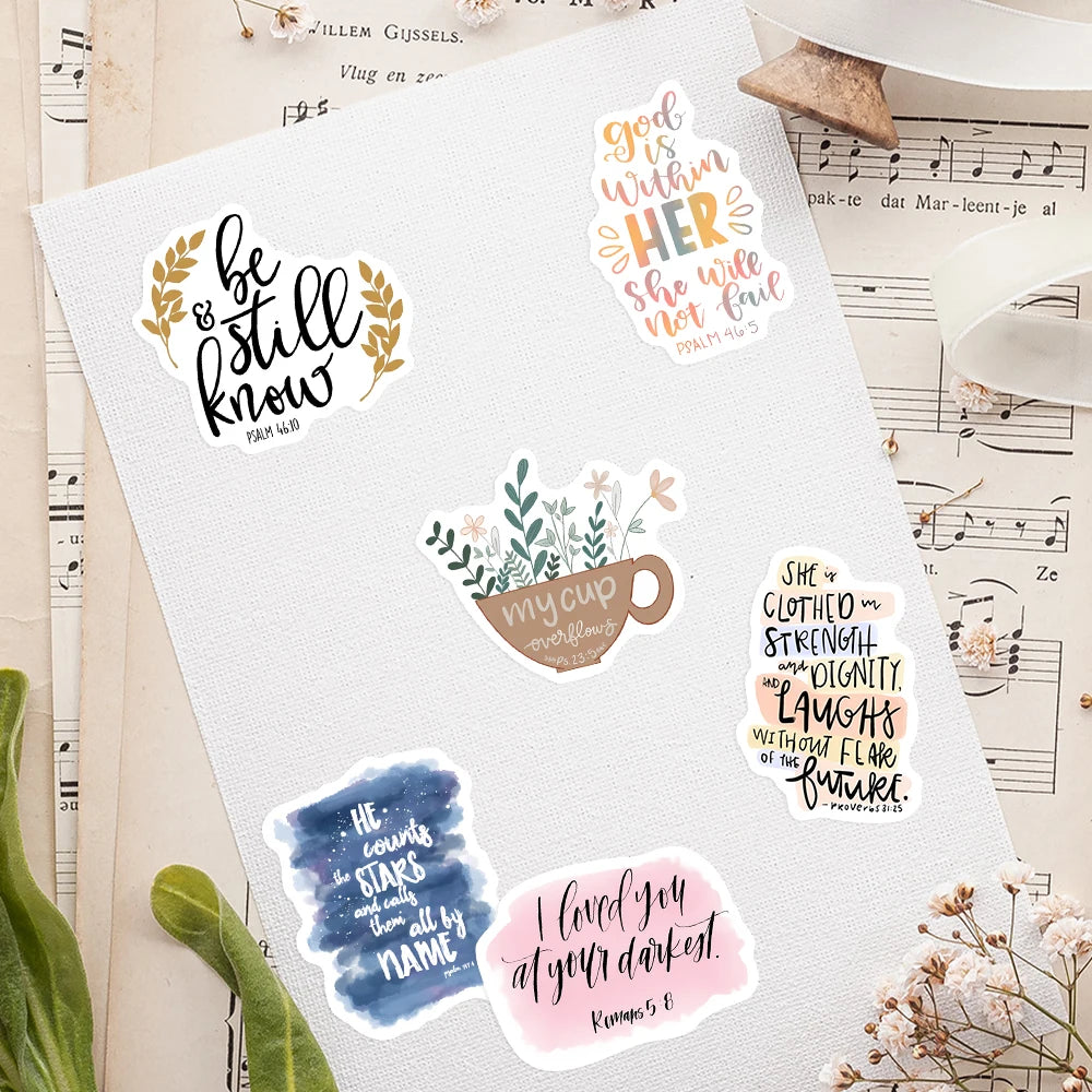 Bible Verse Vinyl Sticker Set