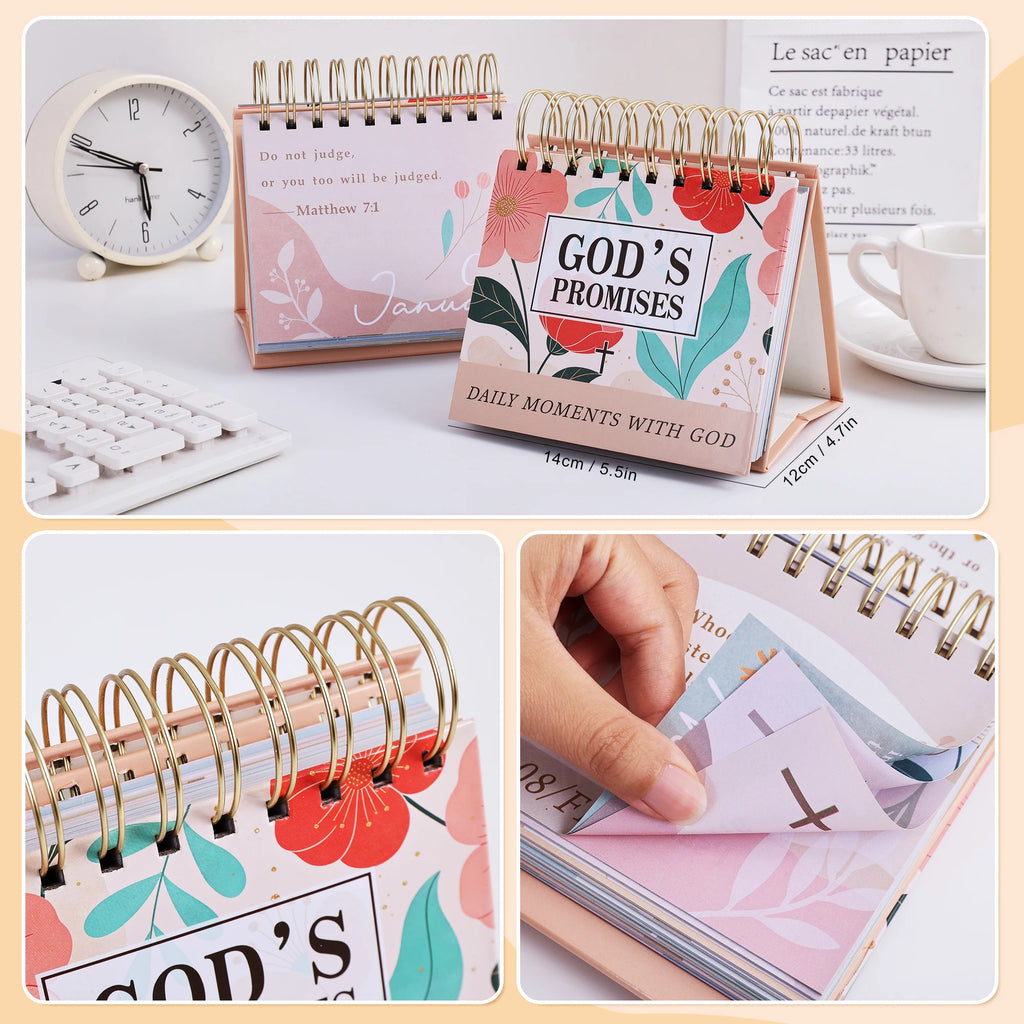 Floral 365-Day Bible Verse Calendar
