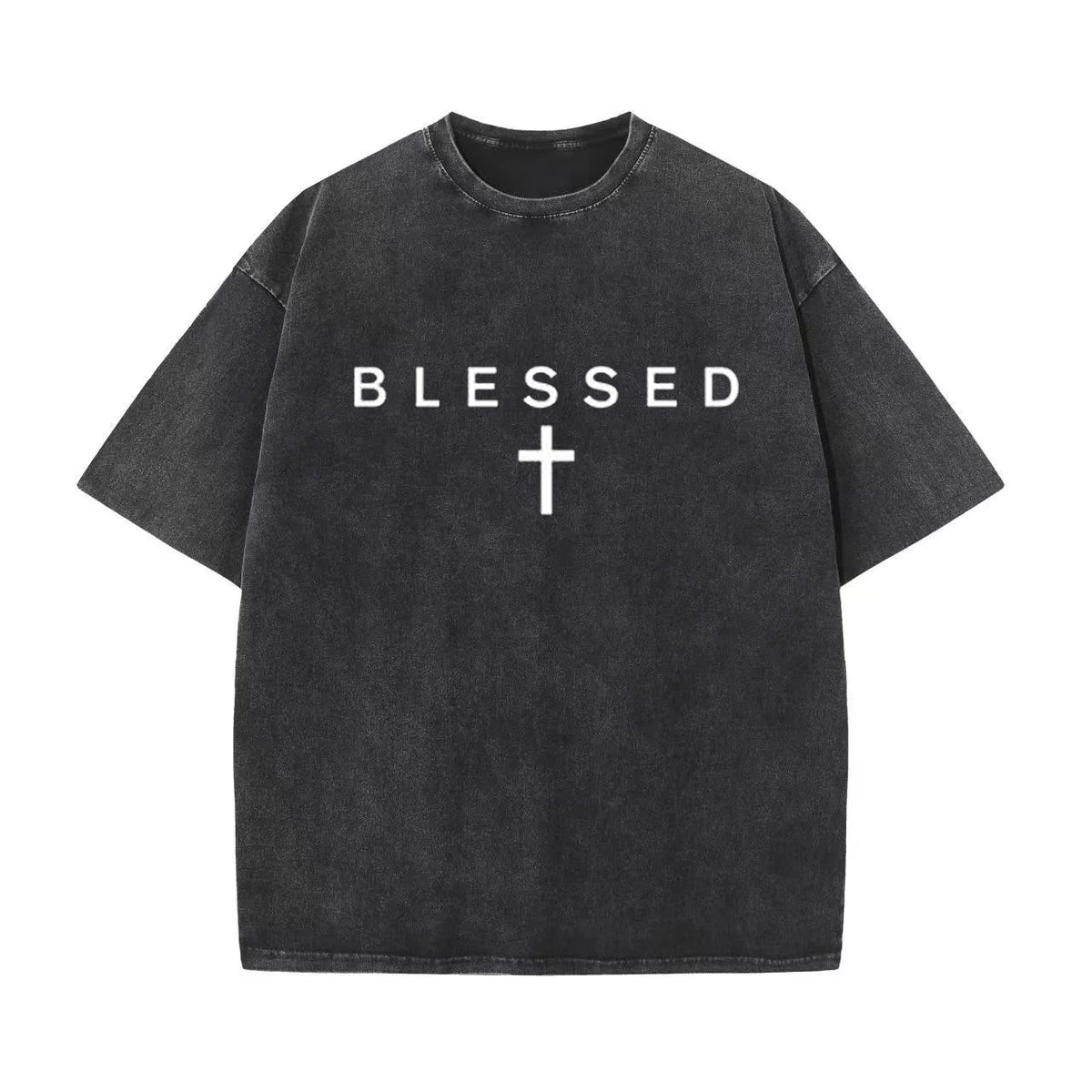 Cross & Bible Verse Cotton T-Shirt