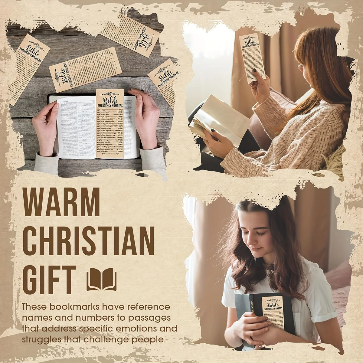 Bible Emergency Numbers Bookmarks