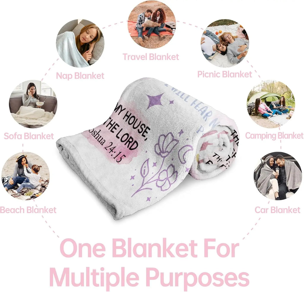 I Am a Child of God Baptism Blanket