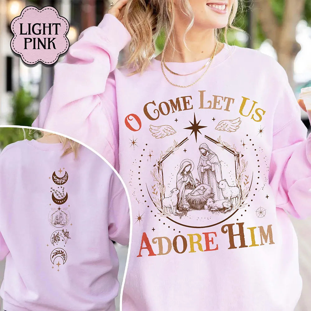 O Holy Night Nativity Sweatshirt