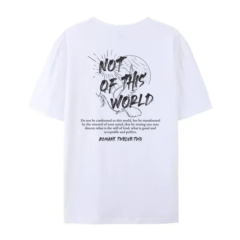Christian Faith Back-Print Cotton T-Shirt