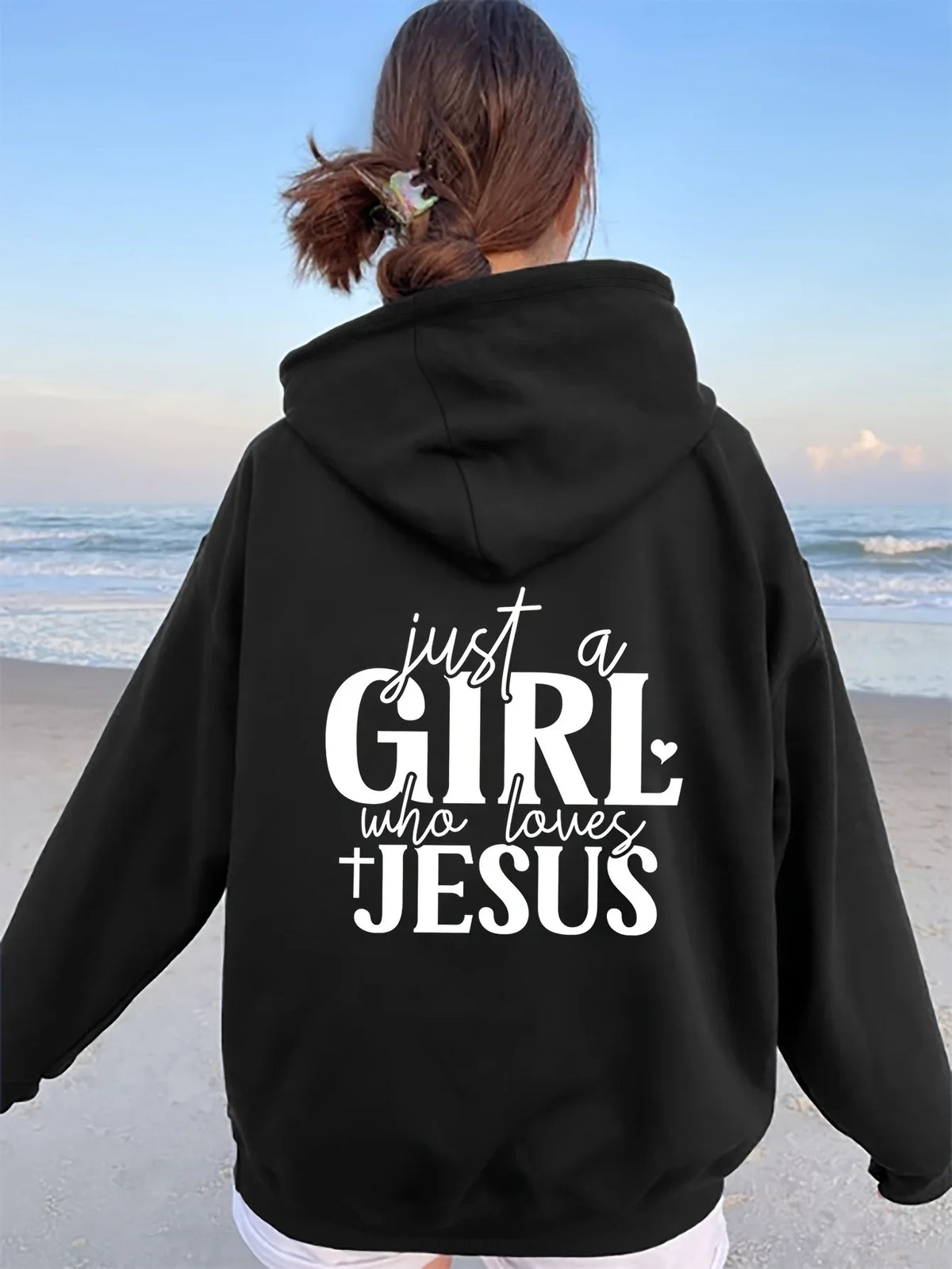 Loves Jesus Christian Pullover Hoodie