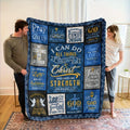 Christian Scripture Fleece Throw Blanket