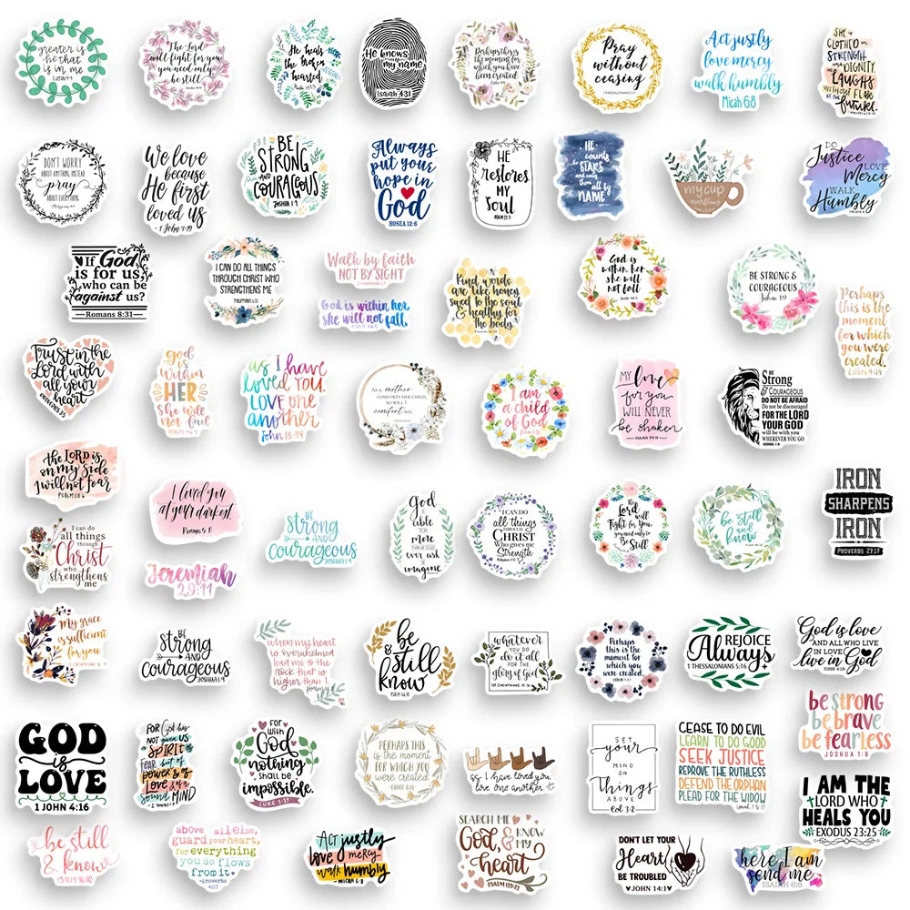 Bible Verse Vinyl Sticker Set
