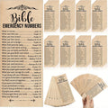 Bible Emergency Numbers Bookmarks
