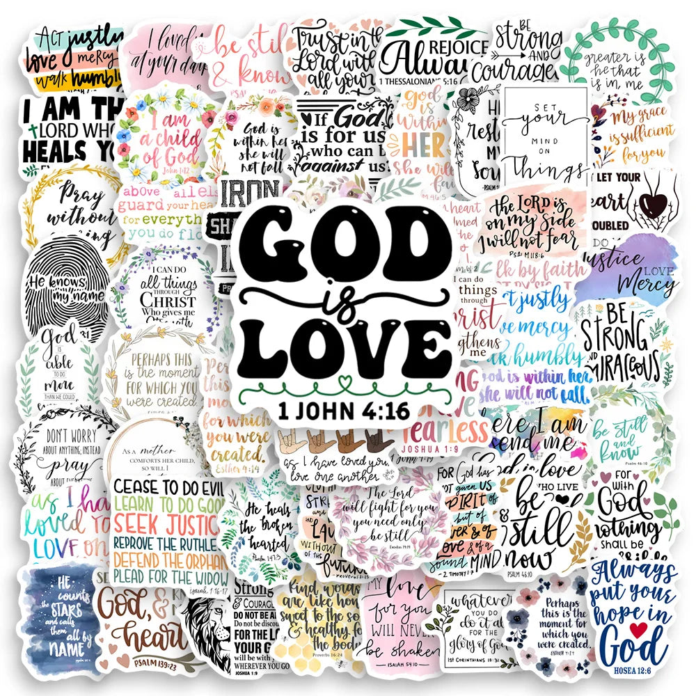 Bible Verse Vinyl Sticker Set