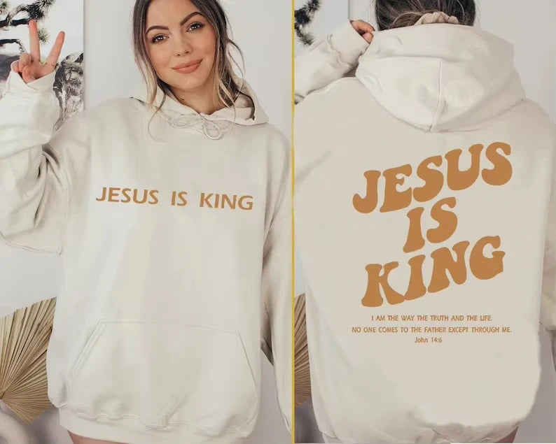 Jesus Is King Unisex Pullover Hoodie
