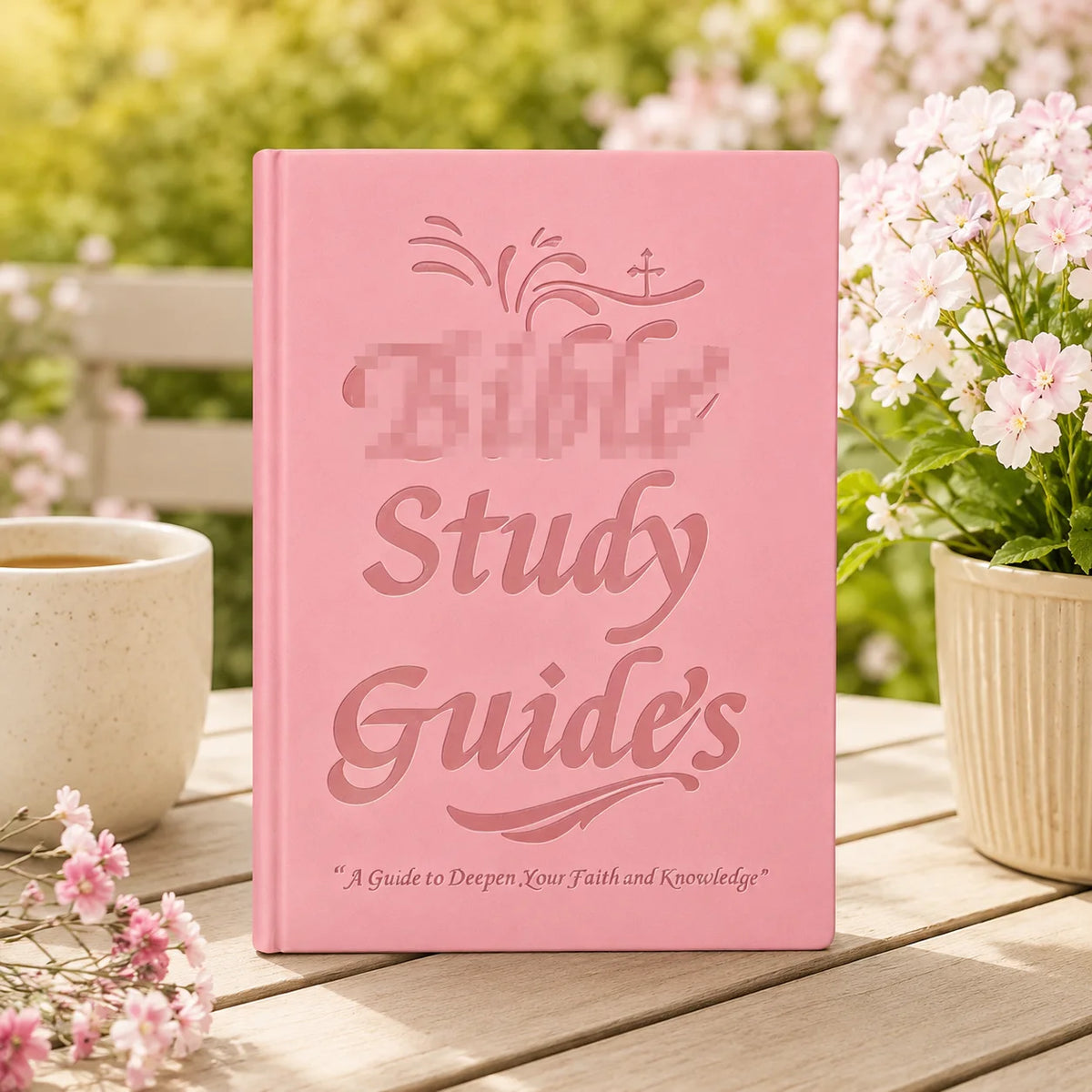 Bible Study Journal Spiral Bound Christian Devotional Notebook Women Faith Prayer Reflection Gift Floral Pink Journal