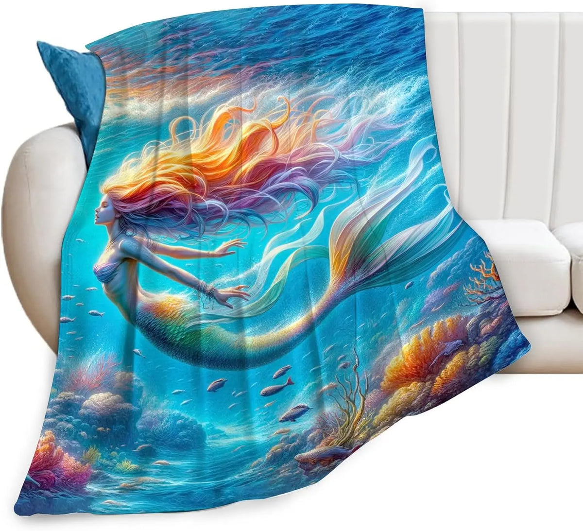 Christian Psalm 23 Blanket Scripture Bible Verse Gifts for Girls Boys Woman Man Religious Throw Blankets Soft Warm Fleece