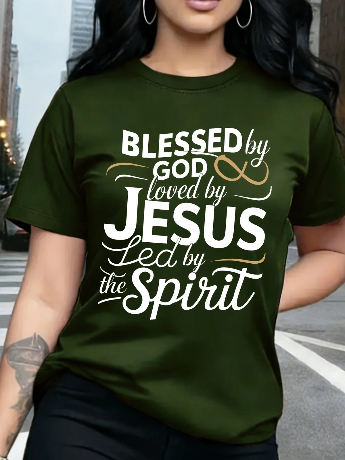Blessed by God, Loved by Jesus T-Shirt