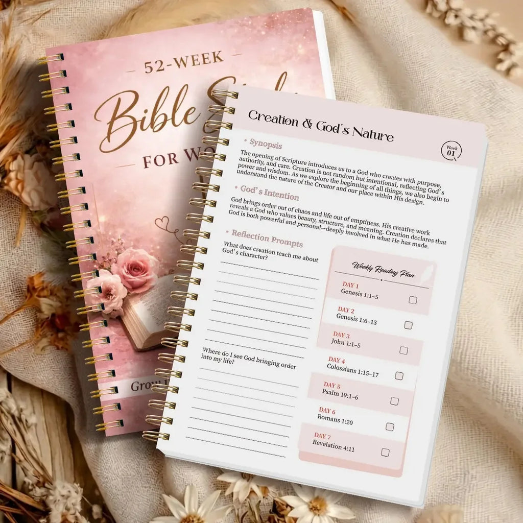 52-Week Women’s Bible Study & Prayer Notebook