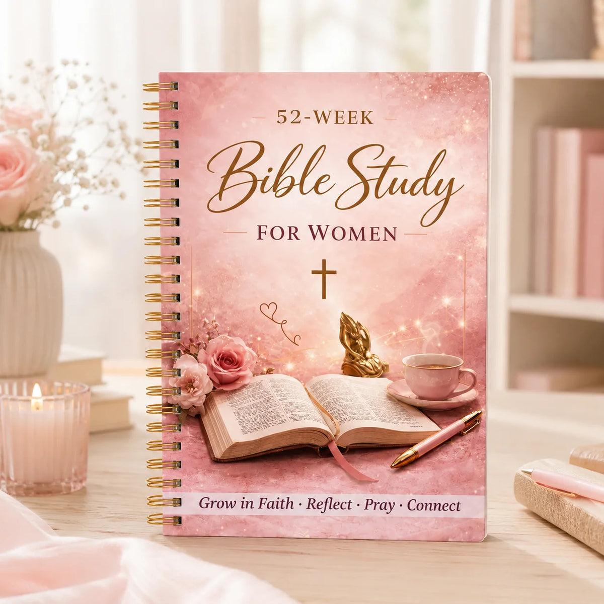 52-Week Women’s Bible Study & Prayer Notebook