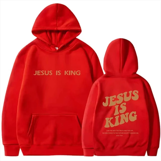 Jesus Is King Unisex Pullover Hoodie