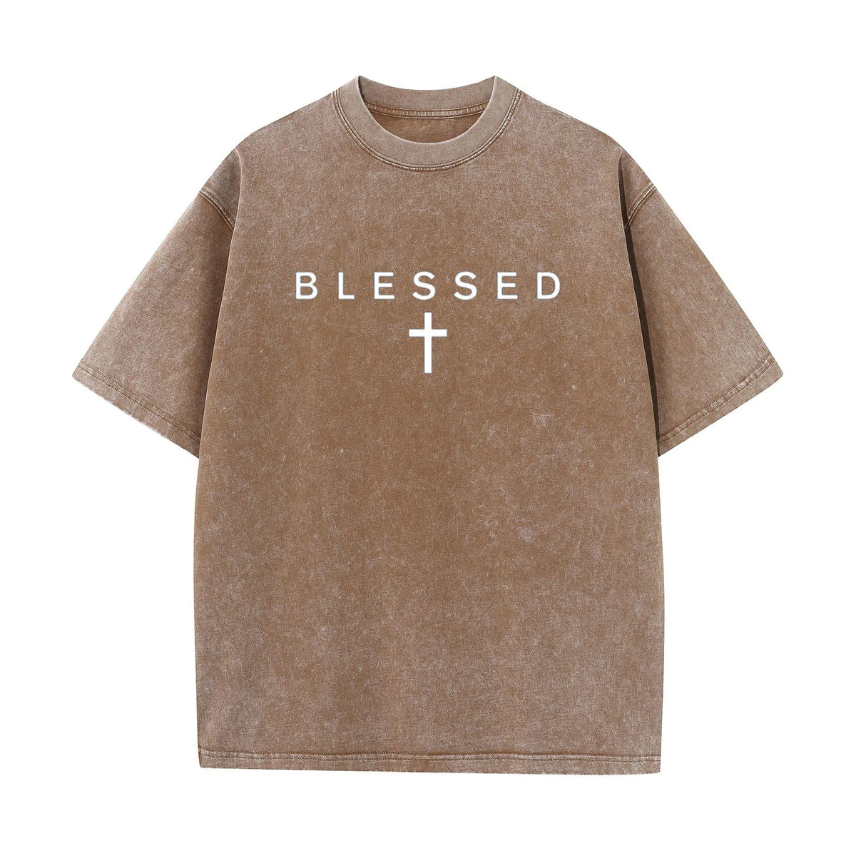 Cross & Bible Verse Cotton T-Shirt