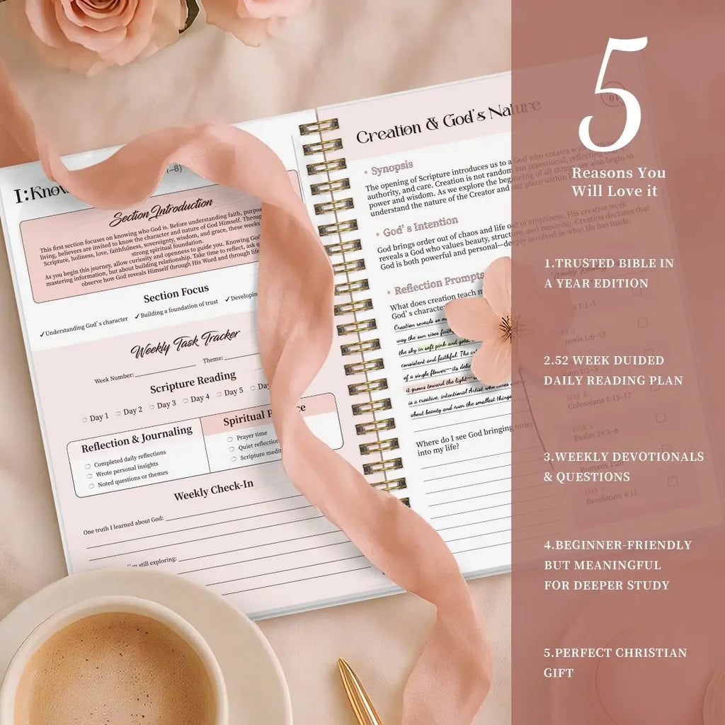 52-Week Women’s Bible Study & Prayer Notebook