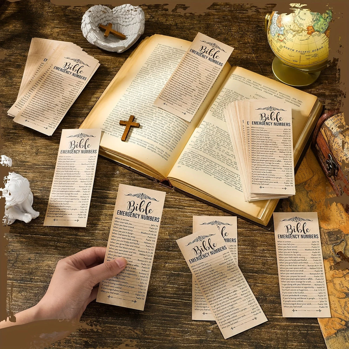 Bible Emergency Numbers Bookmarks