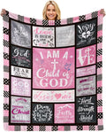 I Am a Child of God Sherpa Blanket