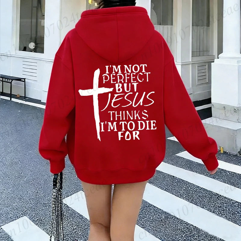 Jesus Print Christian Hoodie