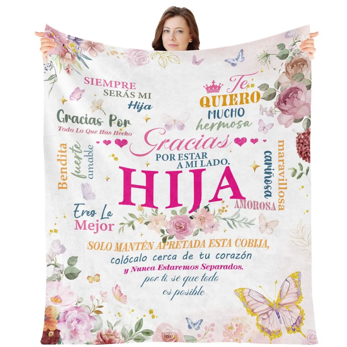 Inspirational Bible Verse Religious Bed Blanket Spiritual Scripture Faith Cross Print Throw Quilt