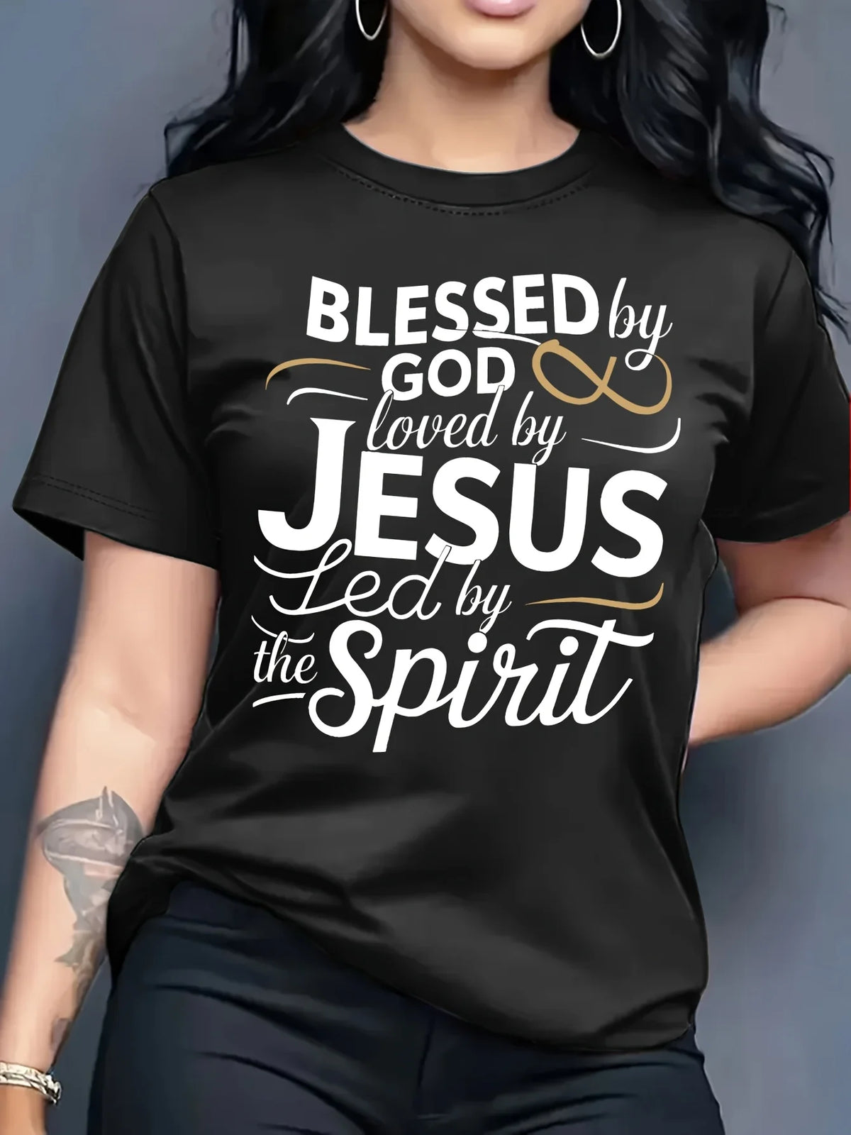Blessed by God, Loved by Jesus T-Shirt
